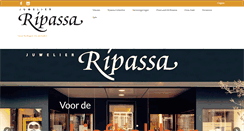 Desktop Screenshot of juwelier-ripassa.nl